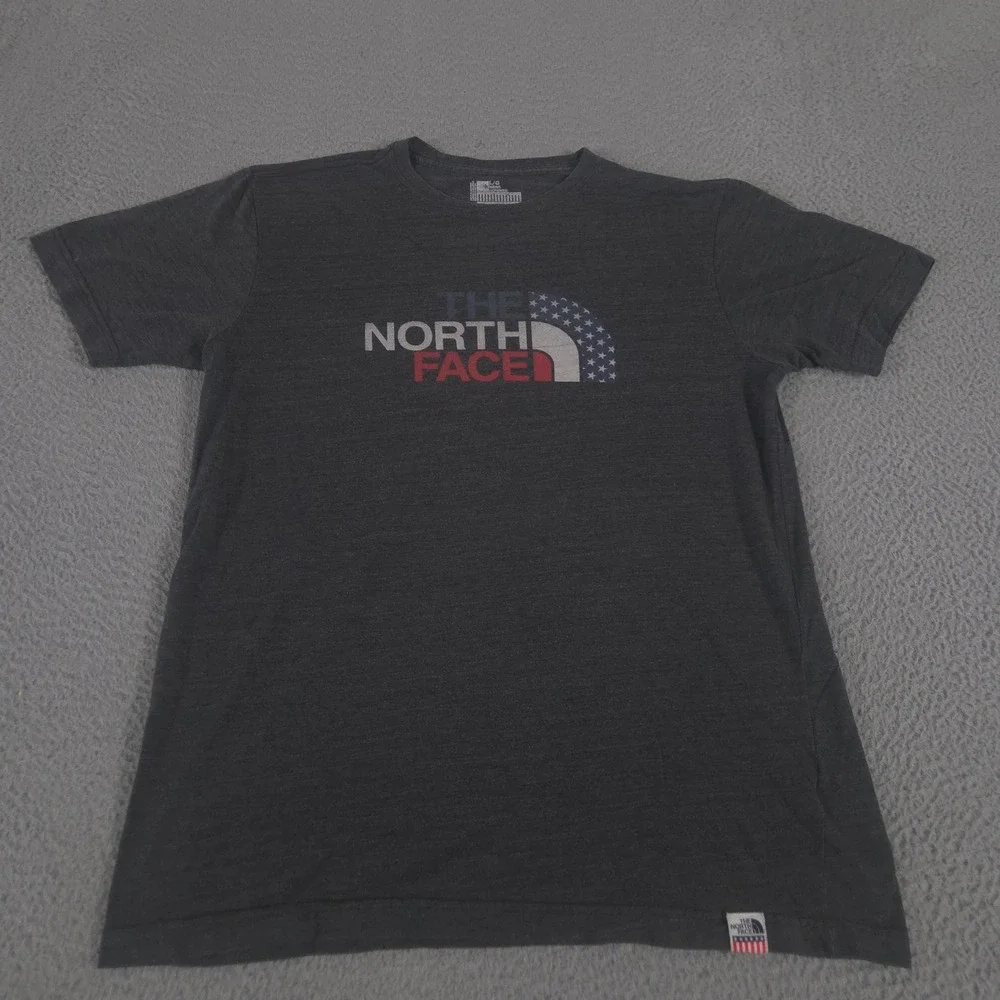LOT OF 4 The North Face Shirt Mens L Multi Half Dome Tri-Blend Mule Graphic Tee